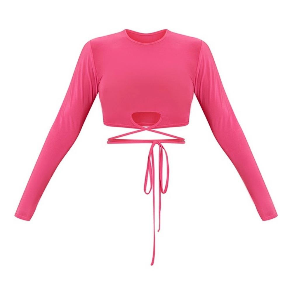 Pink crop top